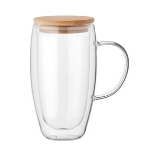 Double wall glass mug 450ml EXISTING NAME MO2673-22