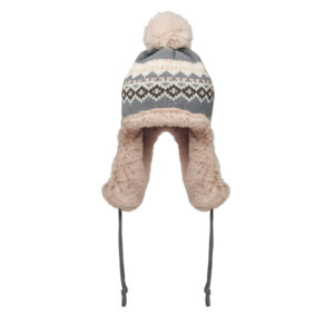 Knitted beanie with ear flap YULONG MO2688-03