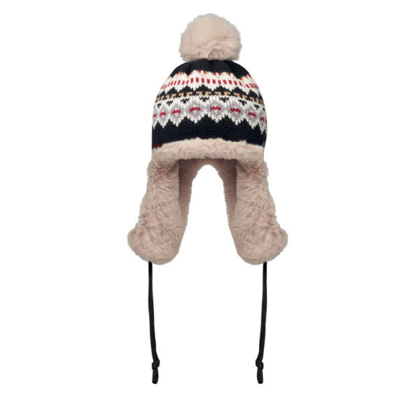 Knitted beanie with ear flap YULONG MO2688-07