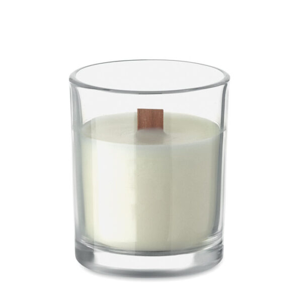 Plant based wax candle 80 gr KIVAS WOOD MO2708-22