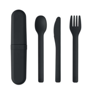 Cutlery set and case in PLA BITEFUL MO2743-03