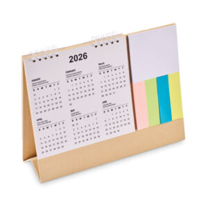 Desk calendar with memo pad CALENDOO MO2756-13