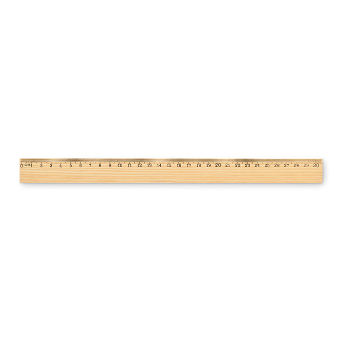 WOODEN RULER 30CM RULER30