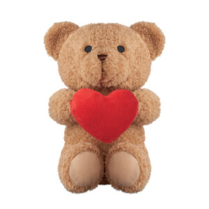 Teddy bear with heart 23cm SNUGGLE MO2949-05