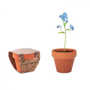 Terracotta pot 'forget me not' FORGET ME NOT MO6146-40