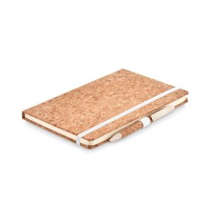 A5 cork notebook with pen SUBER SET MO6202-13