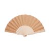 Wood hand fan with cork fabric FANNY CORK MO6232-13