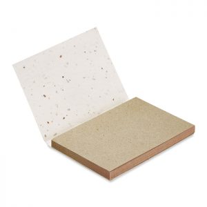 Grass/seed paper memo pad GROW ME MO6234-06