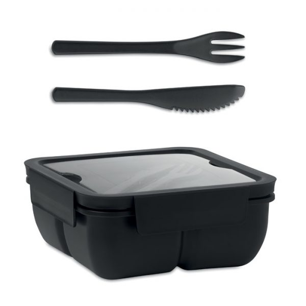 Lunch box with cutlery 600ml SATURDAY MO6275-03
