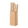 5 piece knife set in base GOURMET MO6308-40