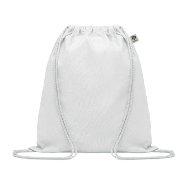 Organic cotton drawstring bag YUKI COLOUR MO6355-06