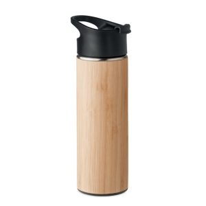 Double wall bamboo flask 450ml NANDA MO6371-40