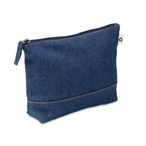 Recycled denim cosmetic pouch STYLE POUCH MO6421-04