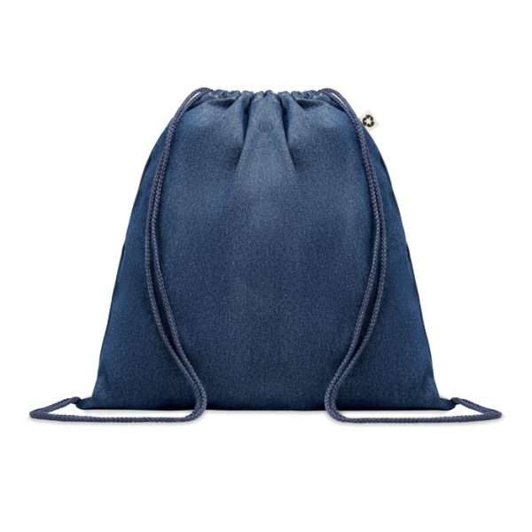 Recycled denim drawstring bag STYLE BAG MO6422-04