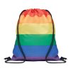 Rainbow RPET drawstring bag BOW MO6436-99