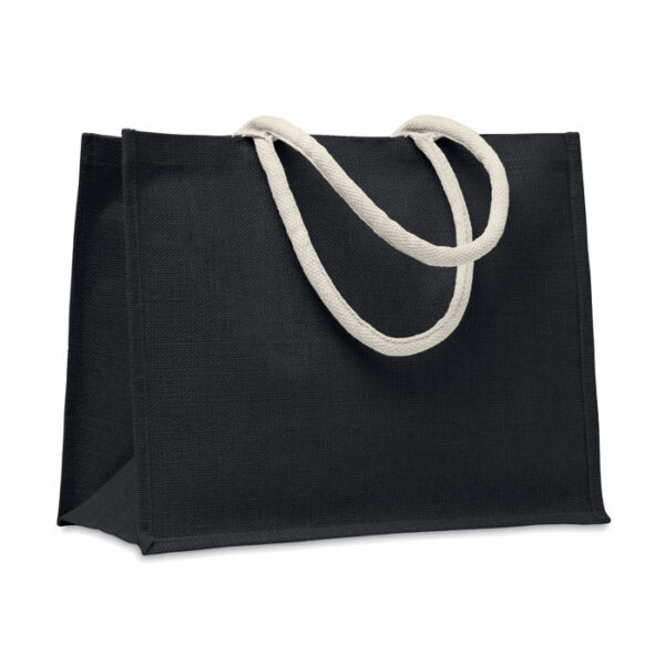 Jute bag with cotton handle AURA MO6443-03