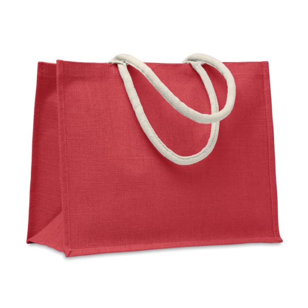 Jute bag with cotton handle AURA MO6443-05