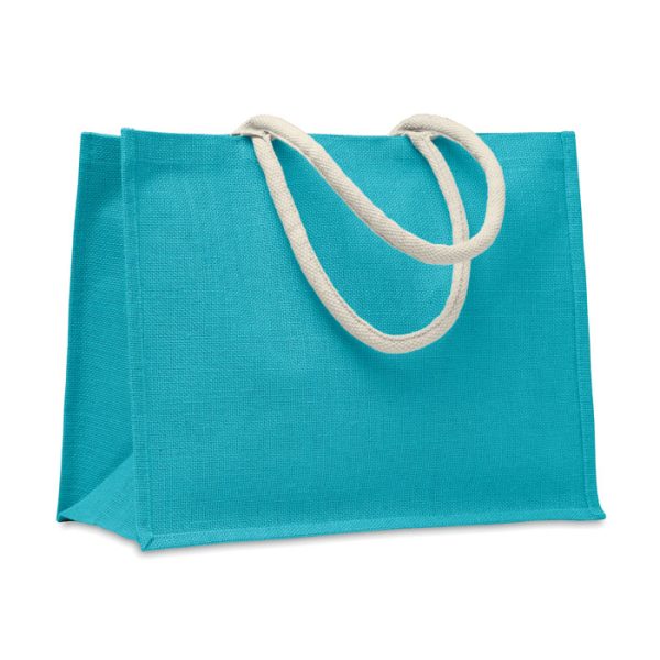 Jute bag with cotton handle AURA MO6443-12