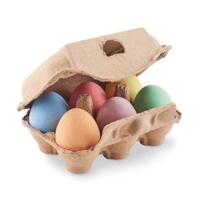 6 chalk eggs in box TAMAGO MO6479-13