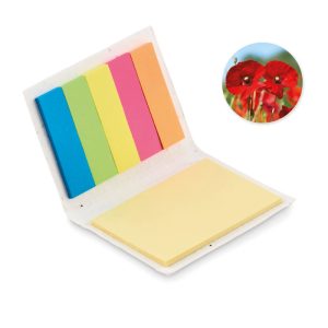 Seed paper sticky note pad VISON SEED MO6510-06