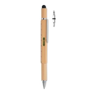 Spirit level pen in bamboo TOOLBAM MO6559-40
