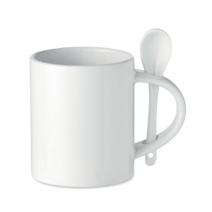 Ceramic sublimation mug 300 ml SUBLIM SPOON MO6581-06
