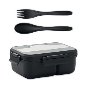 Lunch box with cutlery in PP MAKAN MO6646-03