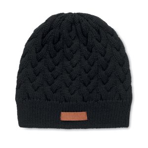 Cable knit beanie in RPET KATMAI MO6659-03