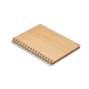 A5 ring bound Bamboo notebook BRAM MO6790-40