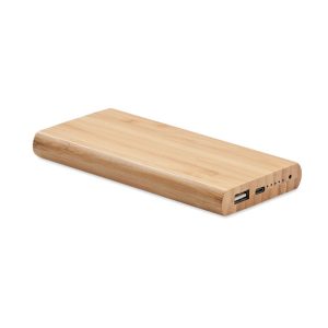 6000 mAh Bamboo power bank ARENA C MO6815-40