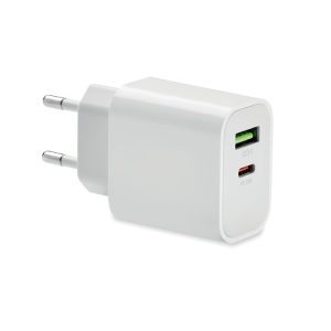 18W 2 port USB charger EU plug PORT MO6879-06
