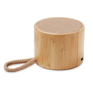 Round bamboo wireless speaker COOL MO6890-40