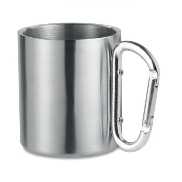 ŠALICA INOX SA KARABINOM 220 ml TRUMBO MO8313-16