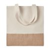 TORBA ZA KUPOVINU PAMUČNA I DNOM OD JUTE 160gr/m2 INDIA TOTE MO9518-13