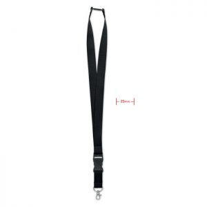 Lanyard with metal hook 25mm WIDE LANY MO9661-03