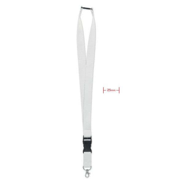 Lanyard with metal hook 25mm WIDE LANY MO9661-06