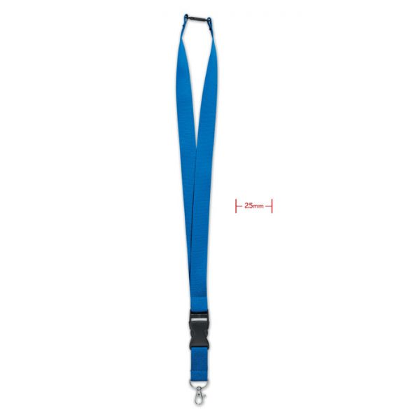 Lanyard with metal hook 25mm WIDE LANY MO9661-37