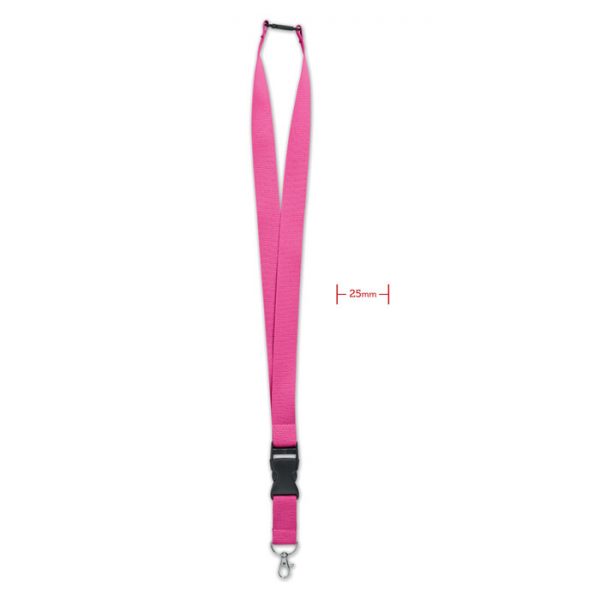 Lanyard with metal hook 25mm WIDE LANY MO9661-38