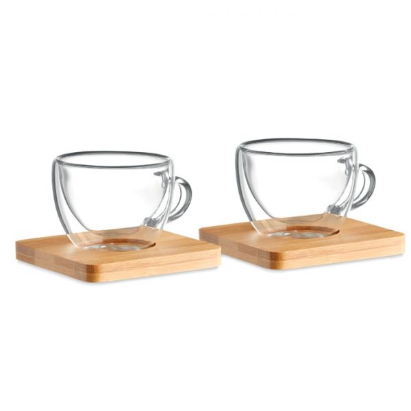 Set of 2 double wall espresso BELIZE MO9709-22