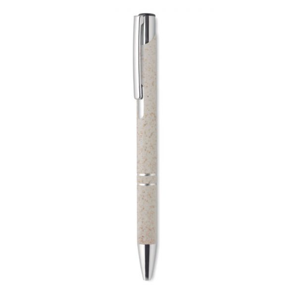 Wheat Straw/ABS push type pen BERN PECAS MO9762-13