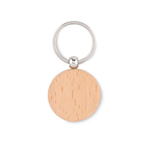 Round wooden key ring TOTY WOOD MO9773-40