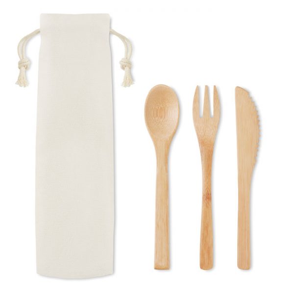 Bamboo cutlery set SETBOO MO9786-13