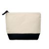 Bicolour cotton cosmetic bag KLEUREN MO9815-03