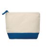 Bicolour cotton cosmetic bag KLEUREN MO9815-04