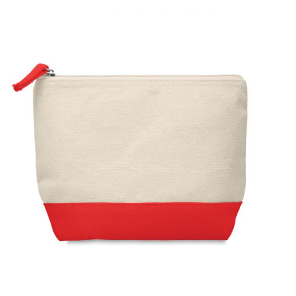 Bicolour cotton cosmetic bag KLEUREN MO9815-05