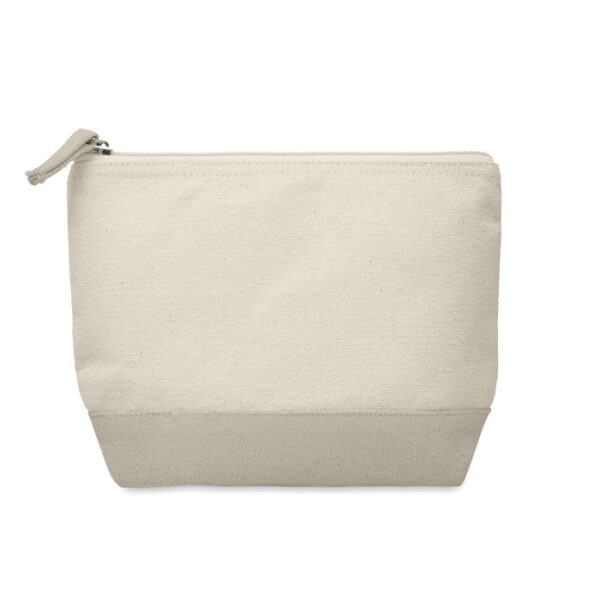 Bicolour cotton cosmetic bag KLEUREN MO9815-07