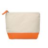 Bicolour cotton cosmetic bag KLEUREN MO9815-10