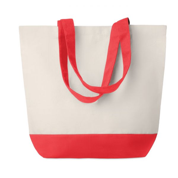 Canvas beach bag 280gr/m2 KLEUREN BAG MO9816-05