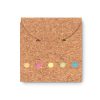 Cork sticky note memo pad FOLDCORK MO9858-13