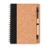 Cork notebook with pen SONORA PLUSCORK MO9859-03